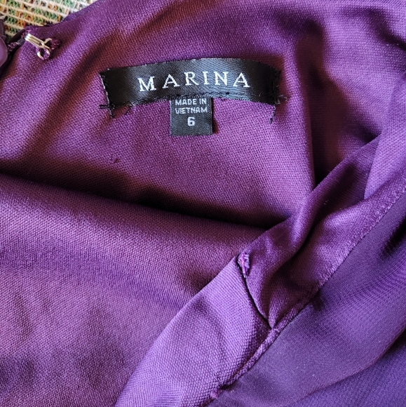 Deep Purple/Prune Formal Dress Size 6 - Picture 8 of 10